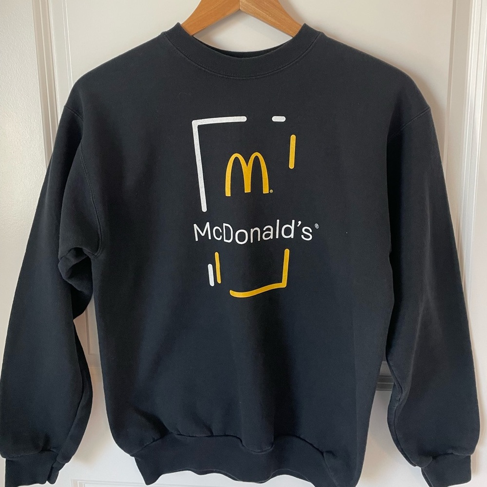 Black McDonald’s Crew Neck Sweatshirt